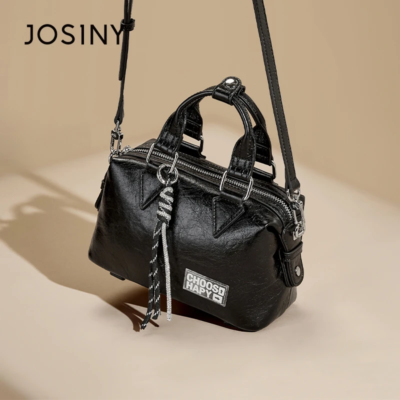 卓诗尼小众设计2026新款轻奢大气高级感纯色女士单肩斜挎手提包