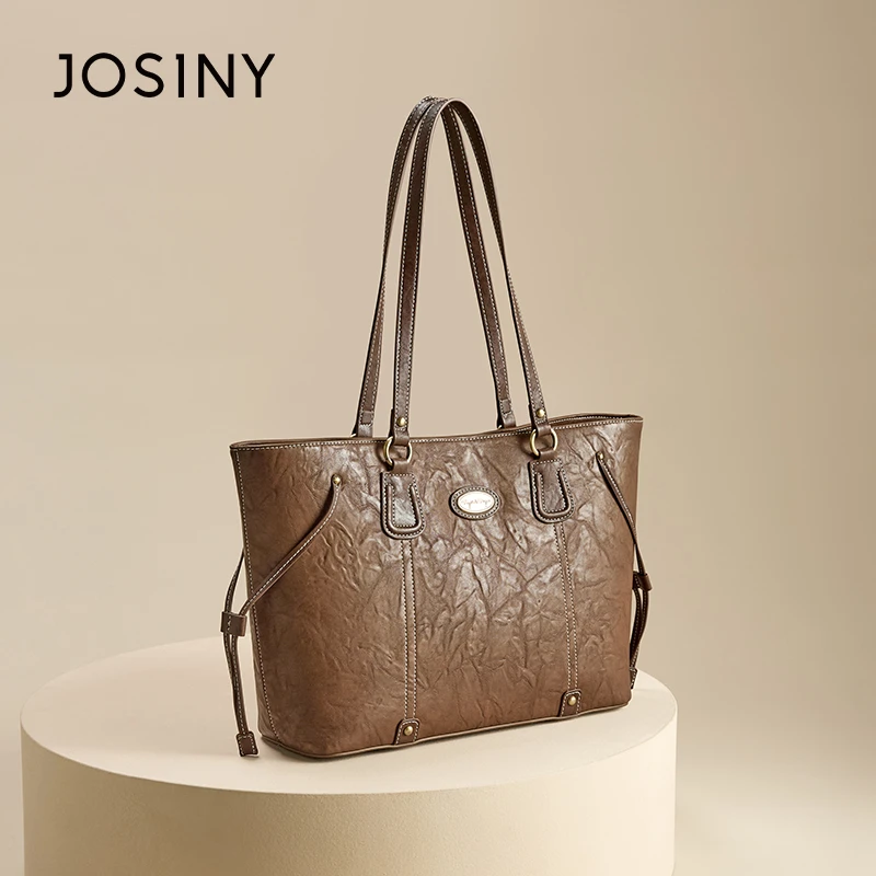 卓诗尼包包女2025新款时尚百搭女包女士小众单肩斜挎包托特包