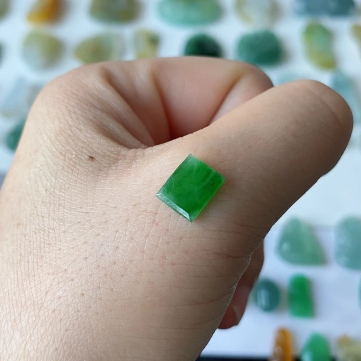 定制翡翠未镶嵌放**情方糖