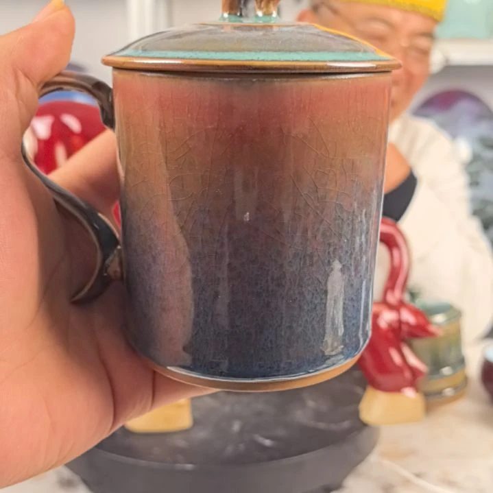 摆件钧瓷摆件神后镇钧瓷摆件