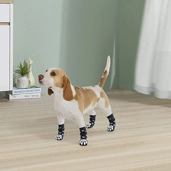 宠物袜子户外防滑防水鞋袜秋冬保暖大小型犬狗鞋脚套优质狗狗袜子