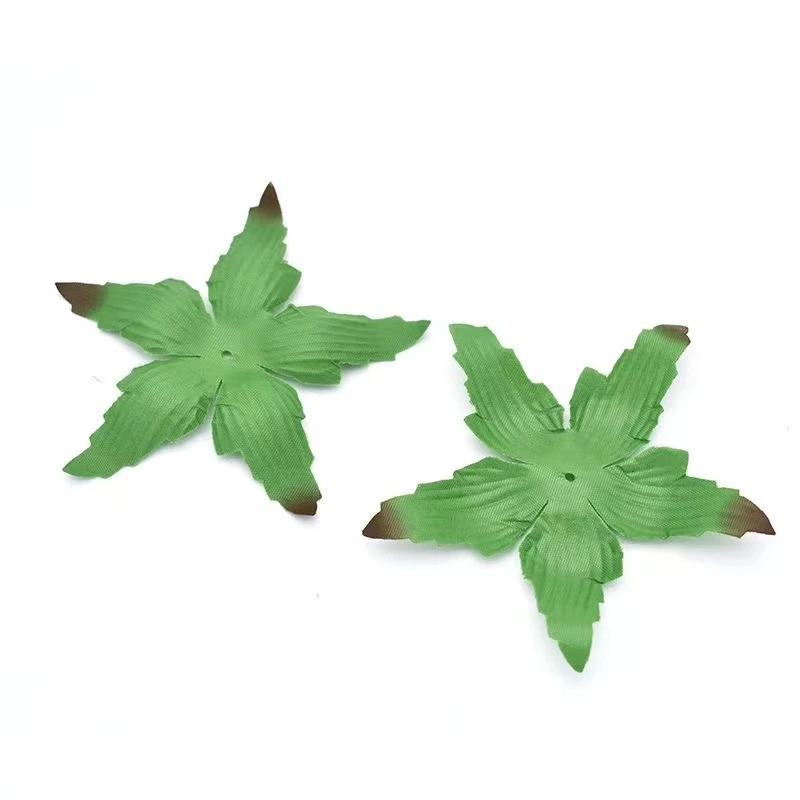 玫瑰布花托仿真花牡丹花托手工DIY材料配件丝网花布托