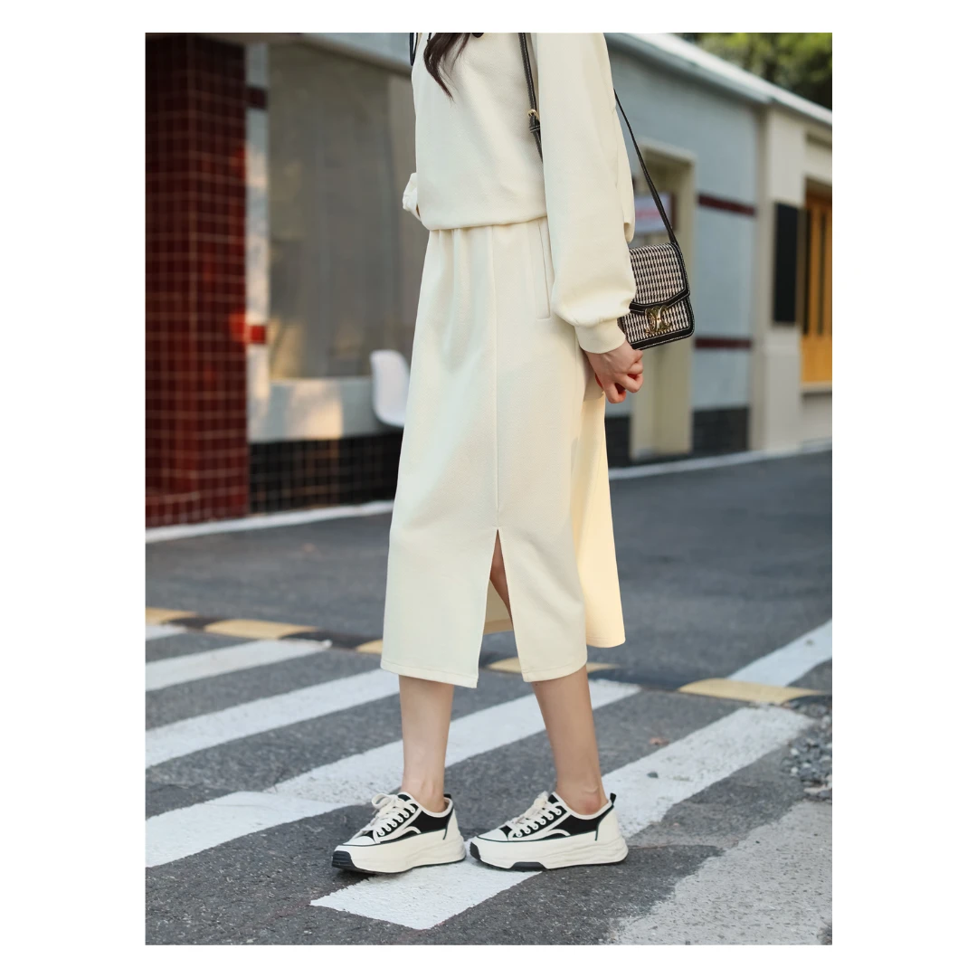 D【粉丝浮力】中长款开叉半身裙1231368QC