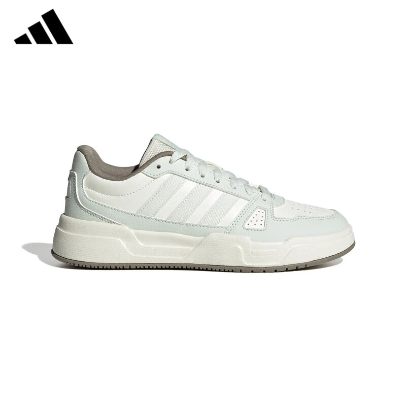 阿迪达斯男鞋女鞋板鞋低帮皮面经典时尚户外休闲舒适运动鞋JS3418