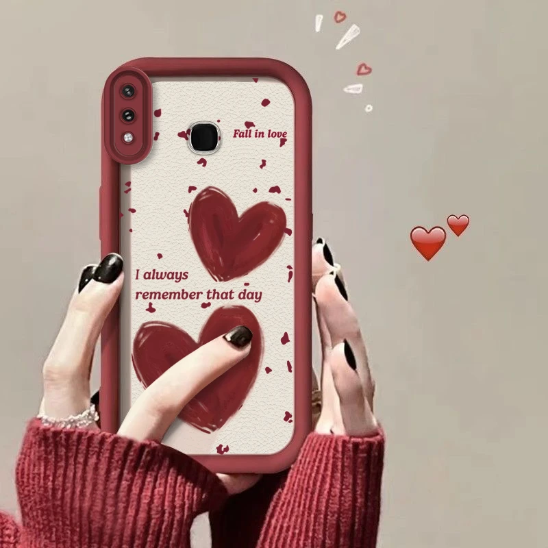 vivoz3手机壳油画爱心Z3i网红女款z3x可爱硅胶软壳全包防摔新款潮