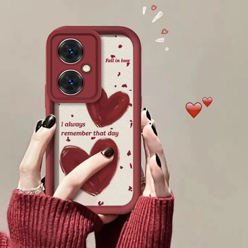 OPPOA2手机壳5G油画爱心PJB110网红女款可爱新款软壳全包防摔潮壳
