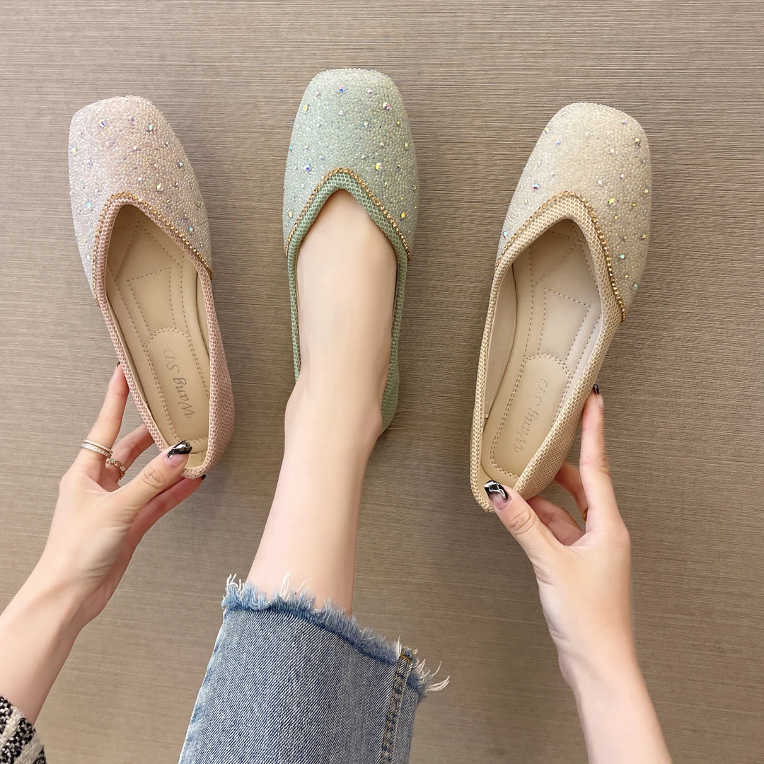 时尚百搭夏季软底气质尖头韩版方头时尚百搭夏季软底包头拖拖C828