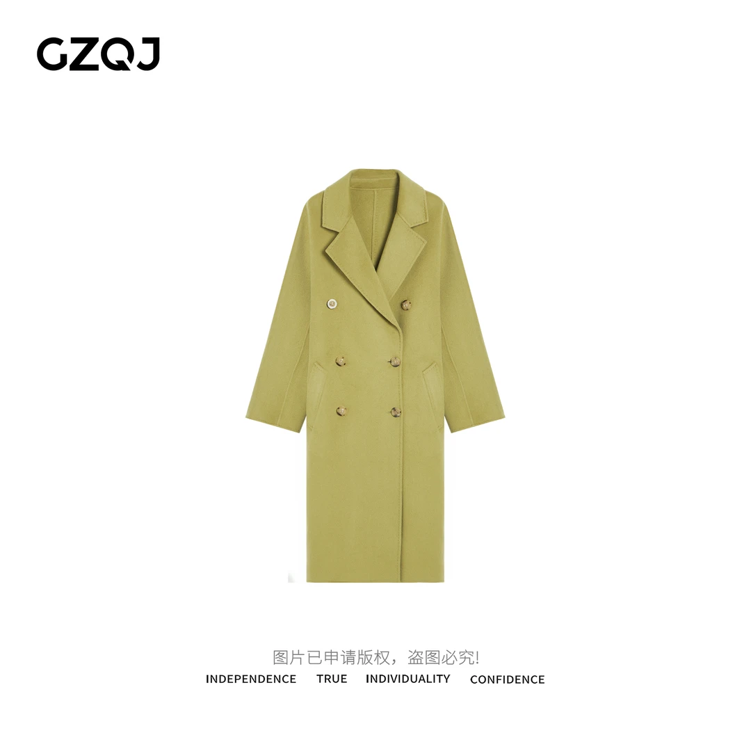 老琴私服【白色恋人】高端羊绒大衣中长款羊毛时尚冬季外套女9008