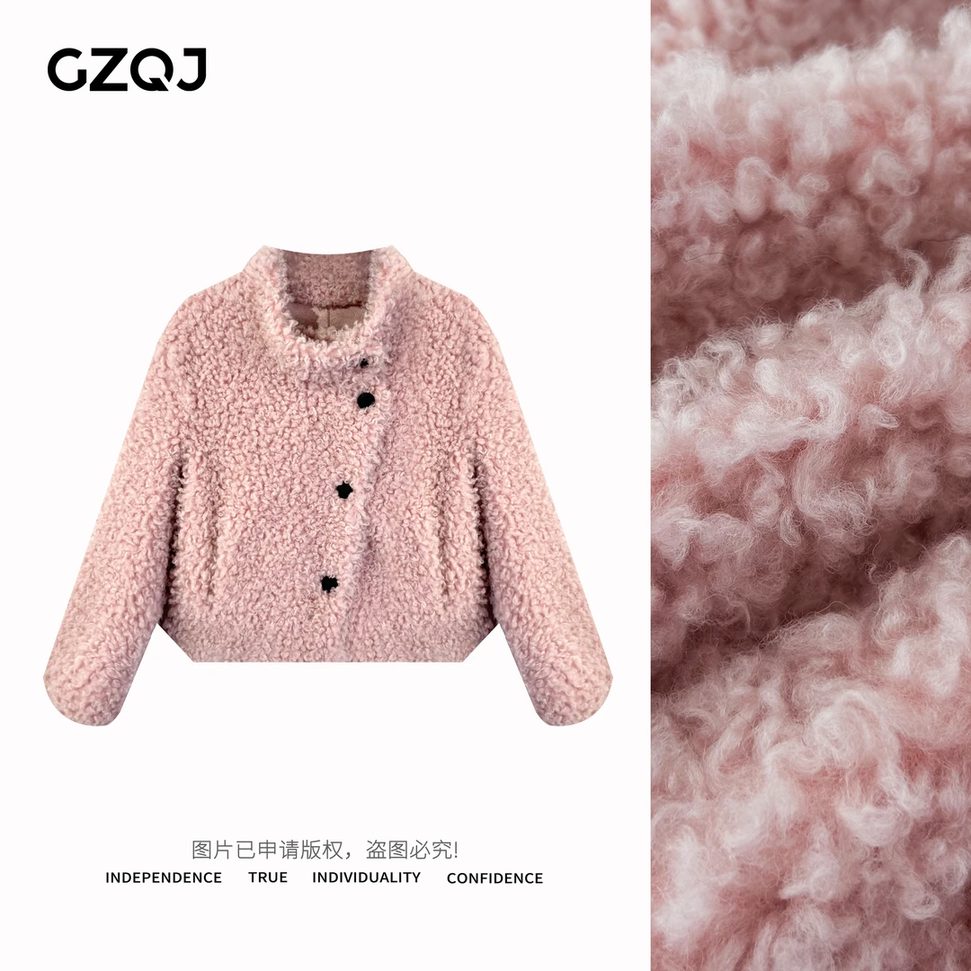老琴私服【冷御女主】立领羊毛百搭秋冬高级感轻奢短外套女3407