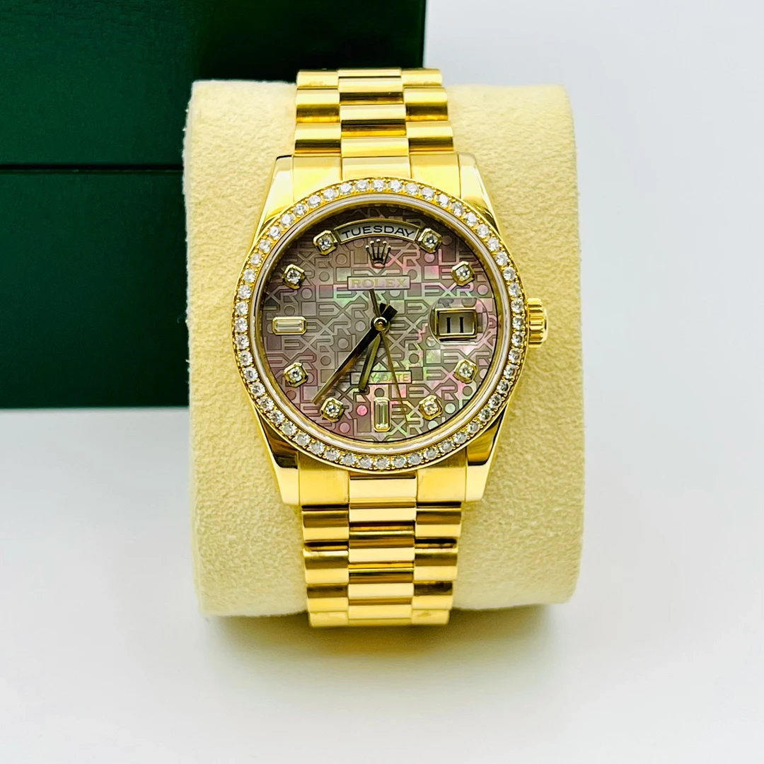 99新 Rolex/劳力士 2019年7月全套星期日历型系列 型号:118348