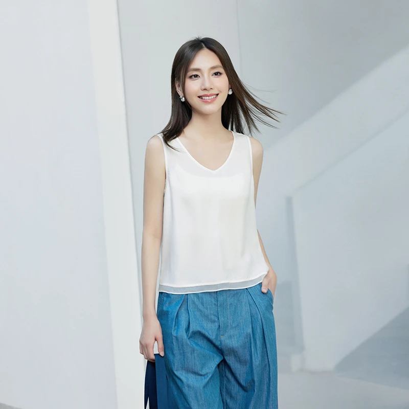 【微风灵动】生活在左多色百搭吊带真丝竹纤维亲肤2025春季1951052