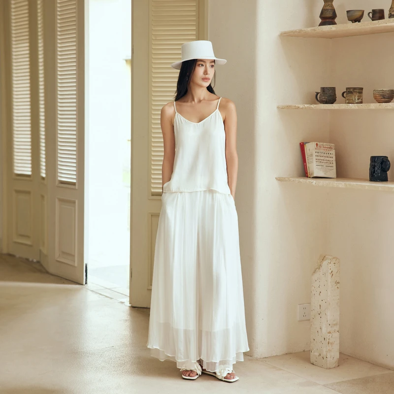 【双12】【微风徐来阔腿裤】生活在左复古宽松显瘦高腰阔腿裤1912113