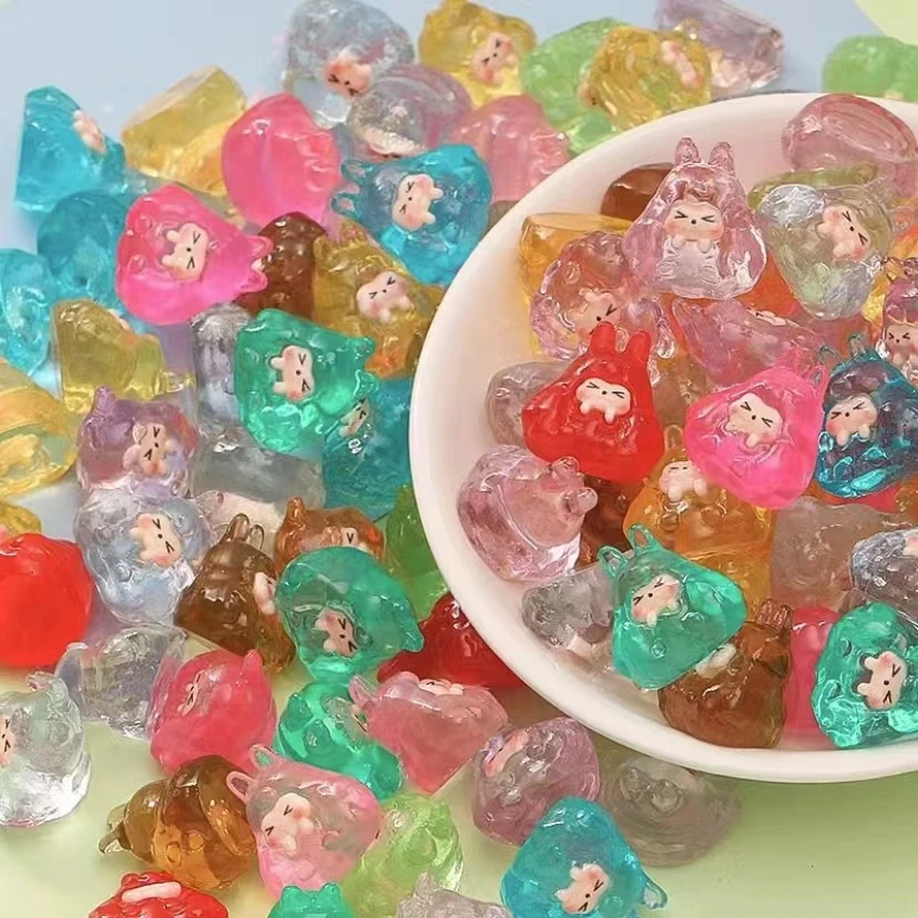 【主播代拆九宫格】迷你塔塔KK立体diy树脂摆件可爱