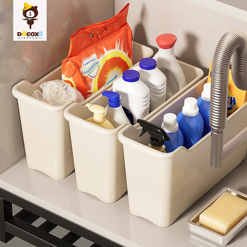 【拍一发三】缝隙带轮收纳盒浴室橱柜杂物清洁用具厨房家用收纳盒