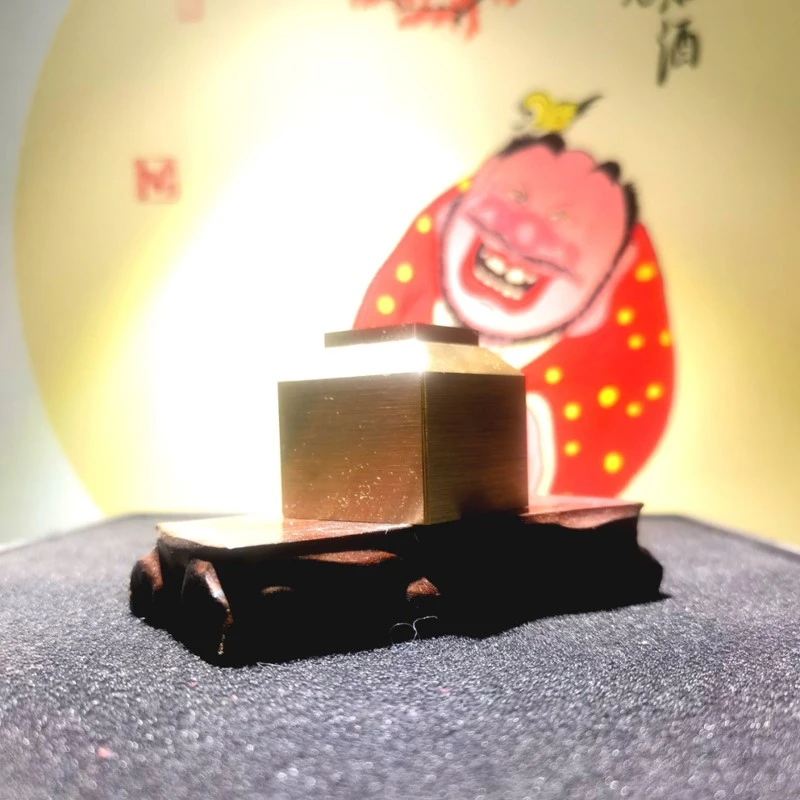 【直播专属】闲章篆刻成品书画印章实芯黄铜钮印定制姓名引首压角章