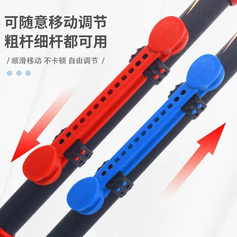 通用绕线卡加厚快速收线绕线板可调鱼竿线夹钓鱼用品耐用配件通用