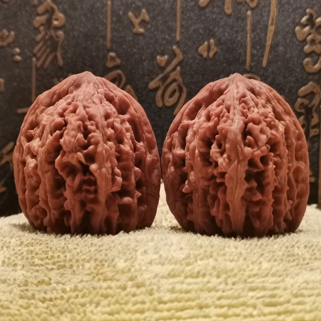 今年货头精品纯野生蚂蚁纹狮子头文玩核桃纯野生果骨质太棒全品