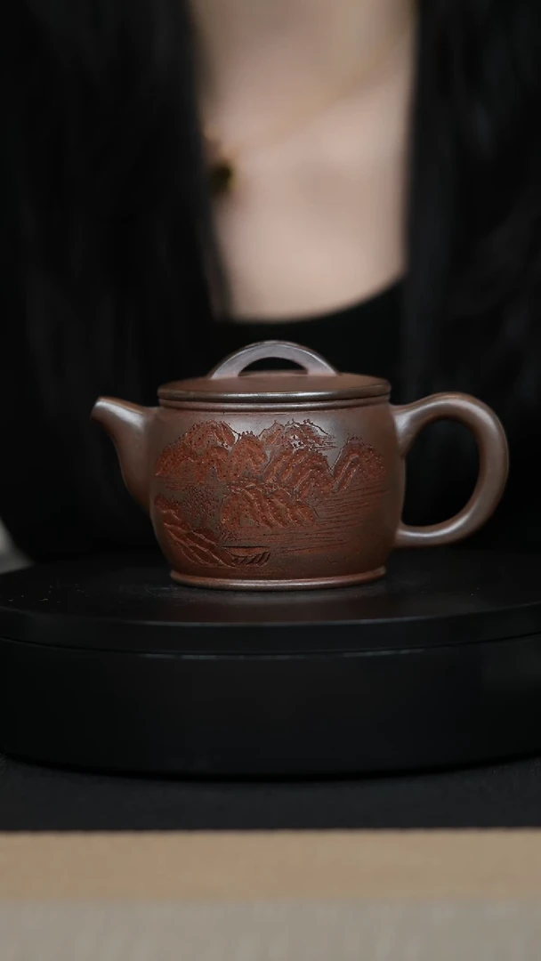 【闪购商品】紫砂茶壶105 汉瓦 手工紫砂壶