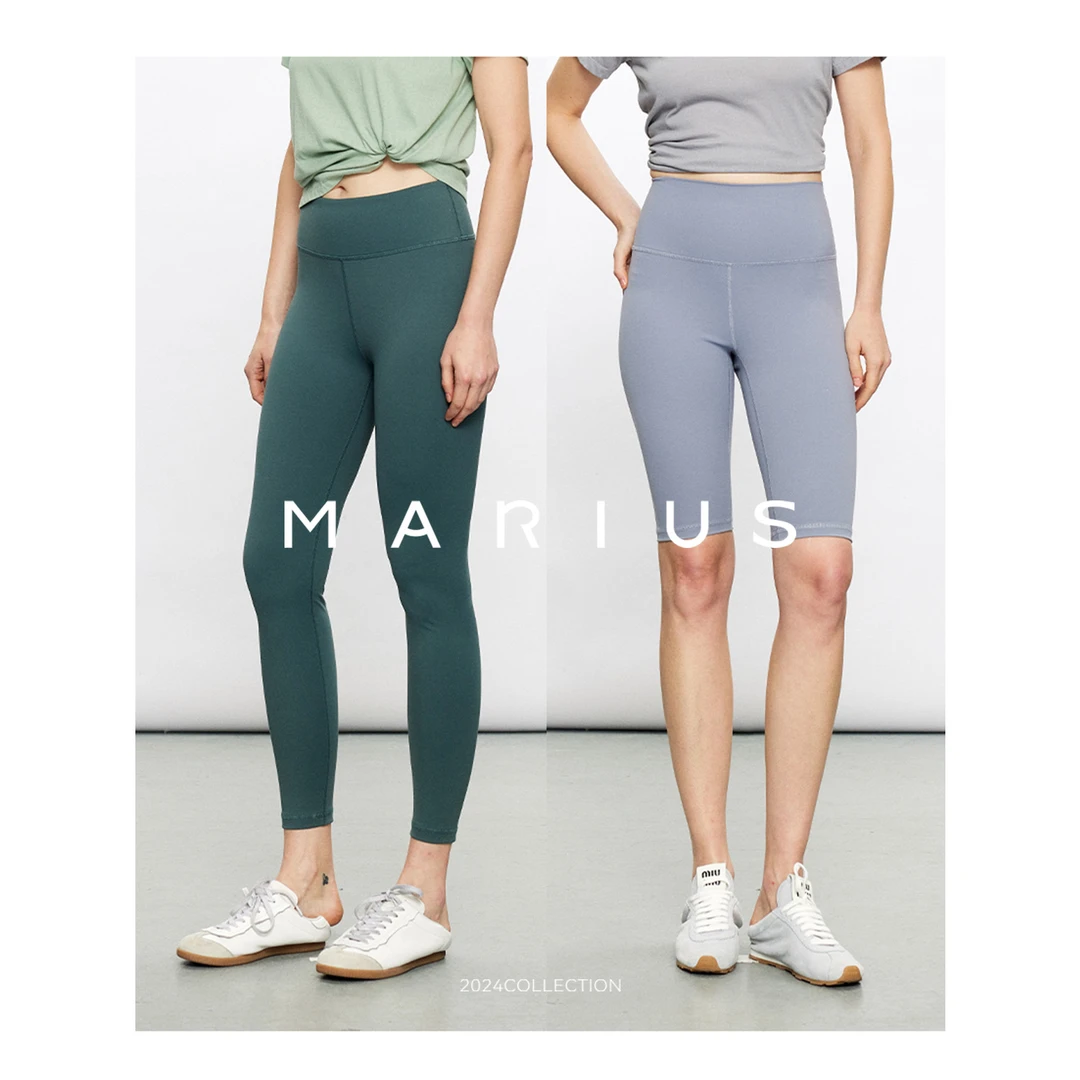 MARIUSIns博主风lu*u同款重磅亲肤提臀塑型高腰透气瑜伽裤女外穿