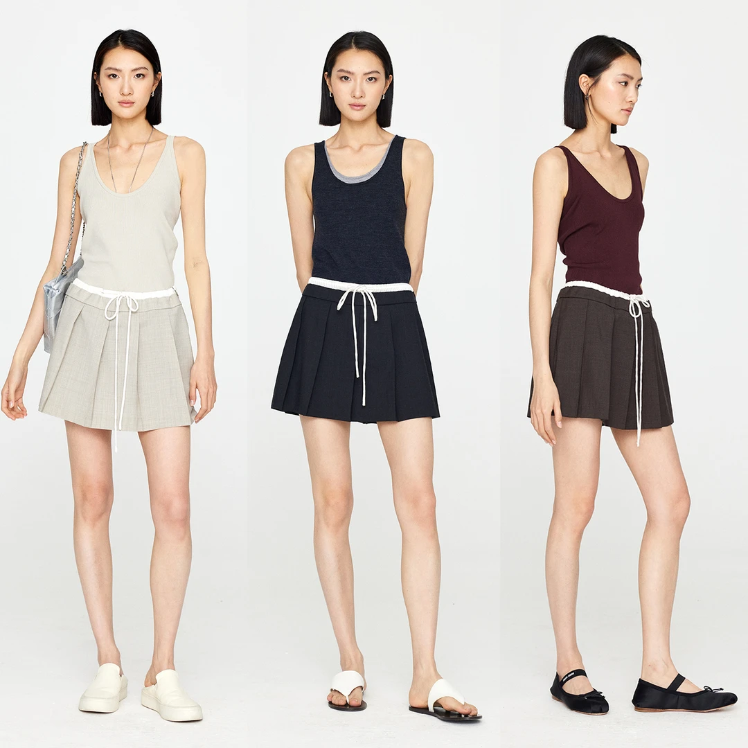 MARIUS超短裙裤显瘦运动时尚休闲女士夏季宽松舒适防走光薄款舒适