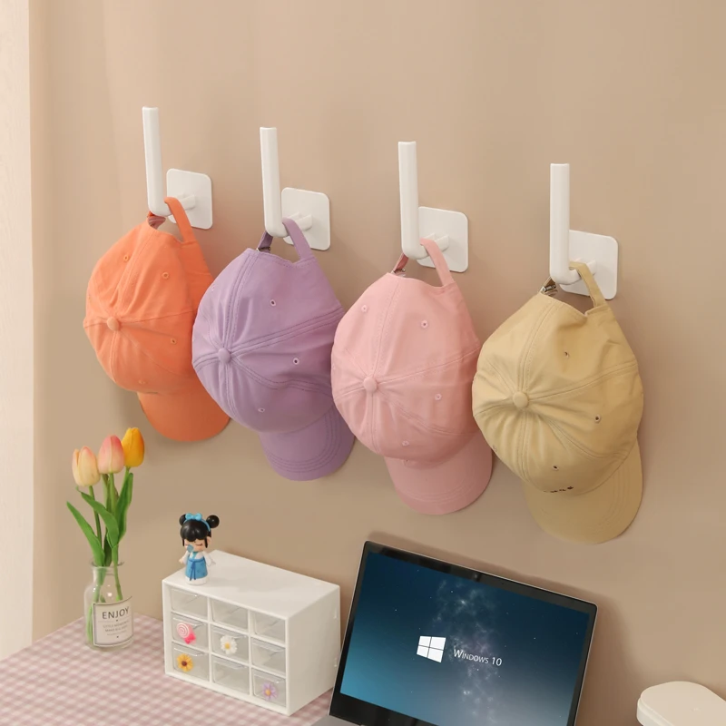 子收纳神器粘钩挂架家用免打孔玄关壁挂墙上多功能门后帽钩架