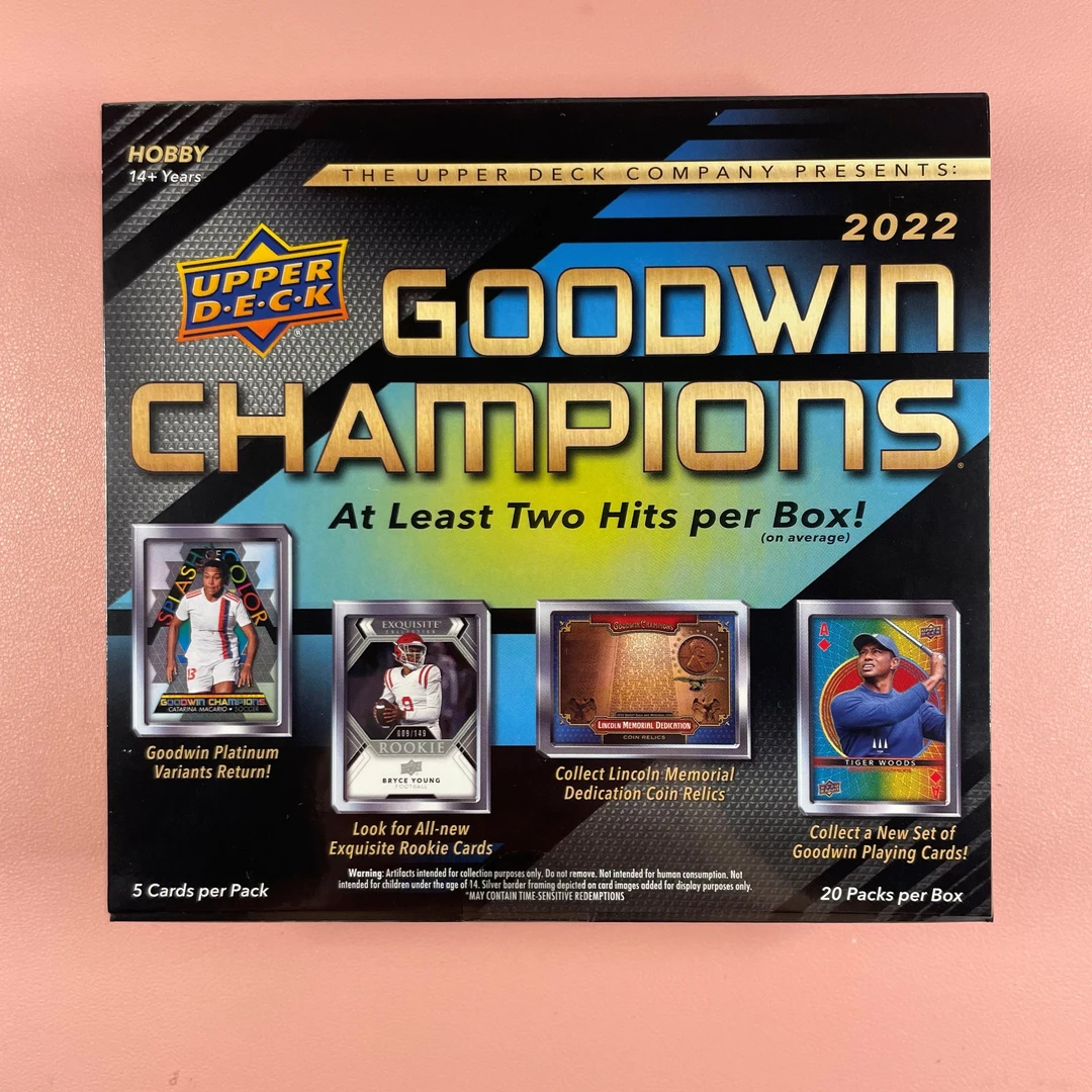 UPPER DECK 2022 Goodwin Champions Hobby 古德温 全文化收藏卡