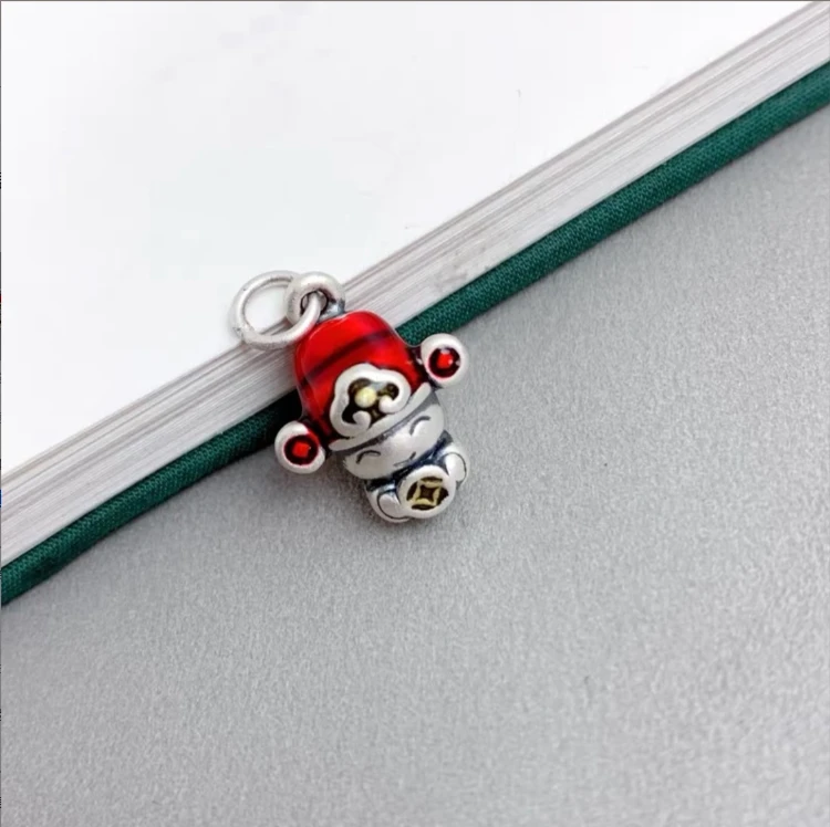 吊坠足银 【七哥扫货】吊坠足银 足银999 财神爷吊坠（不含链）#2205