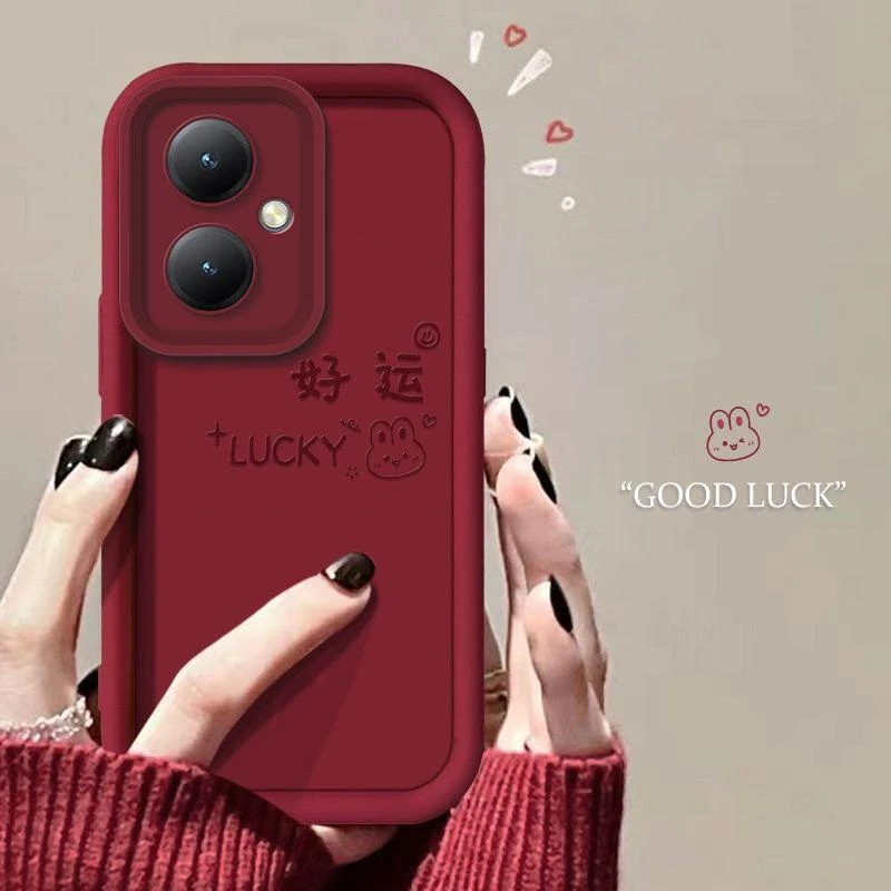 适用于vivoy35+手机壳维沃V35+新年好运2024新款女防摔软壳全包式
