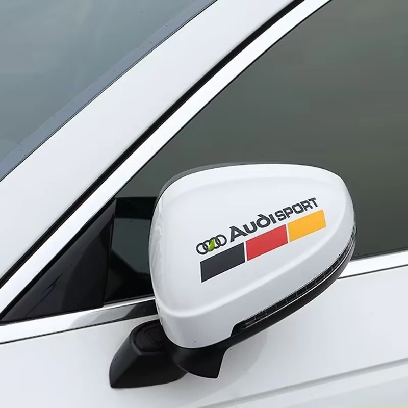 新款汽车后视镜贴纸装饰贴遮挡划痕贴保护贴个性创意标贴