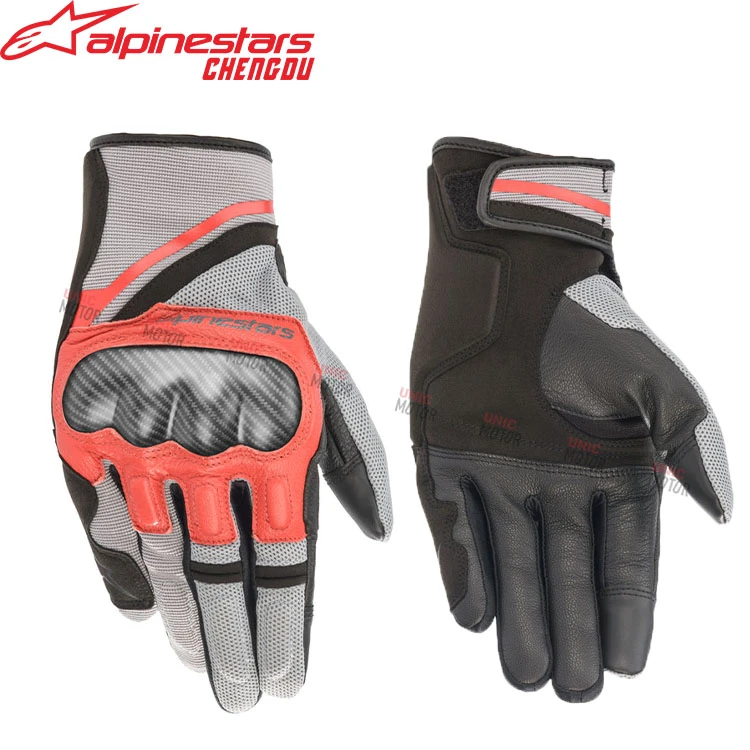 ALPINESTARS/ALPINESTARSA星夏季骑行机车手套骑士装备CHROME