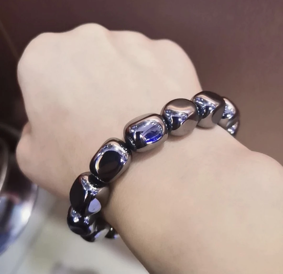 太赫兹方形手串  奇石赠证书+礼盒