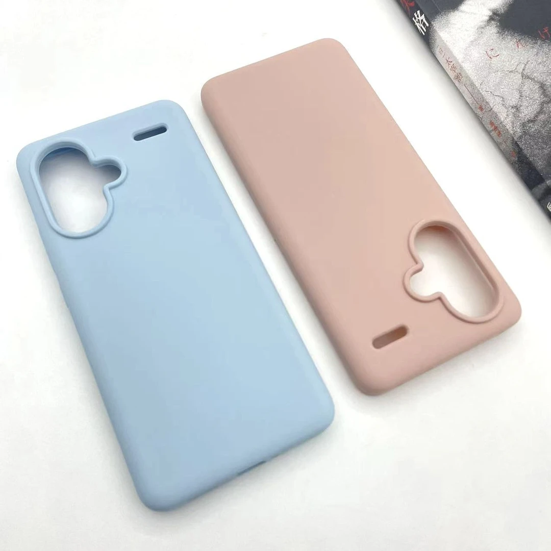 硅胶红米note13pro+手机壳液态纯色简约note13pro软奢软边框大众