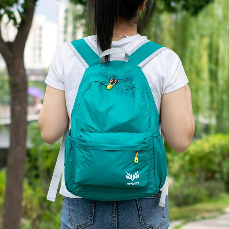 SWFX轻便可折叠双肩包户外超轻便携皮肤包女防水登山包旅行小背包