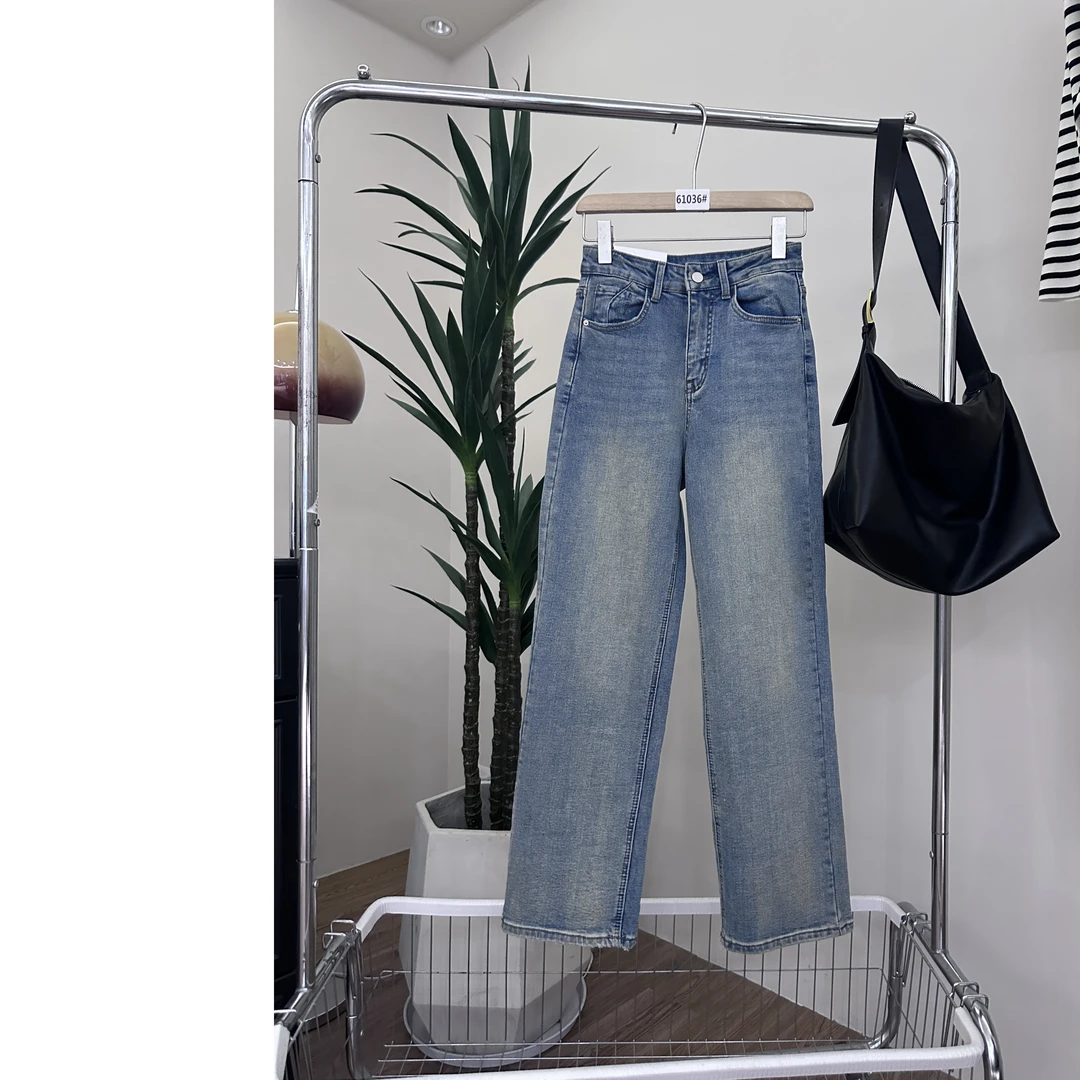 2318# 牛仔裤磨毛 浅蓝