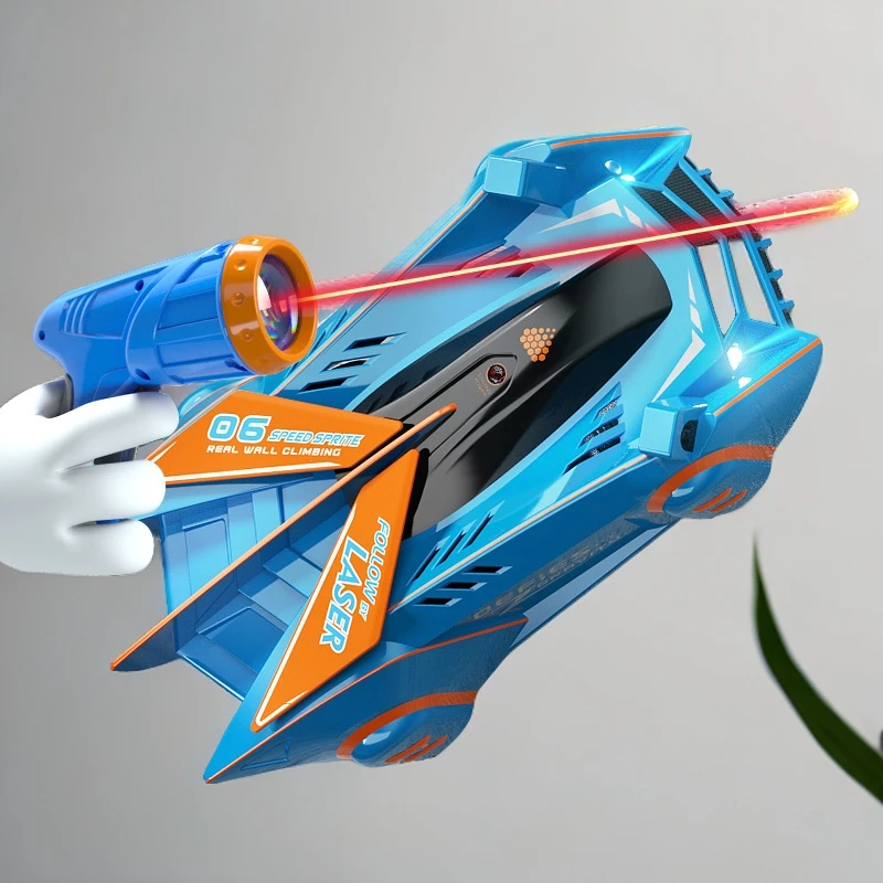 追光爬墙车儿童玩具新款汽车遥控RC四驱赛车男孩攀爬行车生日