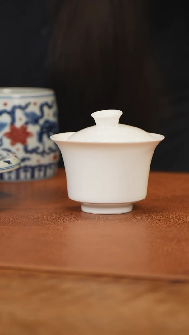 【闪购商品】杯景德镇马蹄盖碗