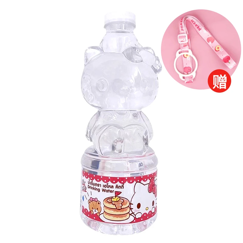 泰国进口711同款HelloKitty桑三丽鸥纯净水620ml/可爱瓶装