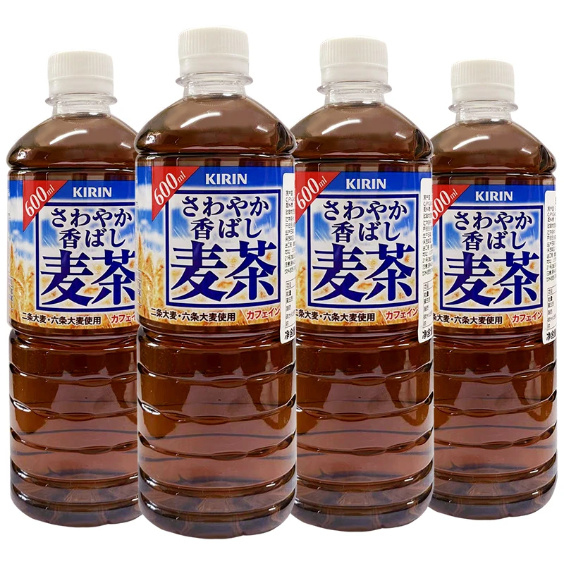 日本进口KIRIN麒麟大麦茶600ml/瓶装