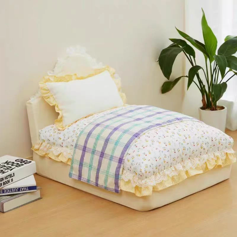 宠物床可拆洗四季通用狗窝猫窝韩国可爱马尔济斯约克夏ins