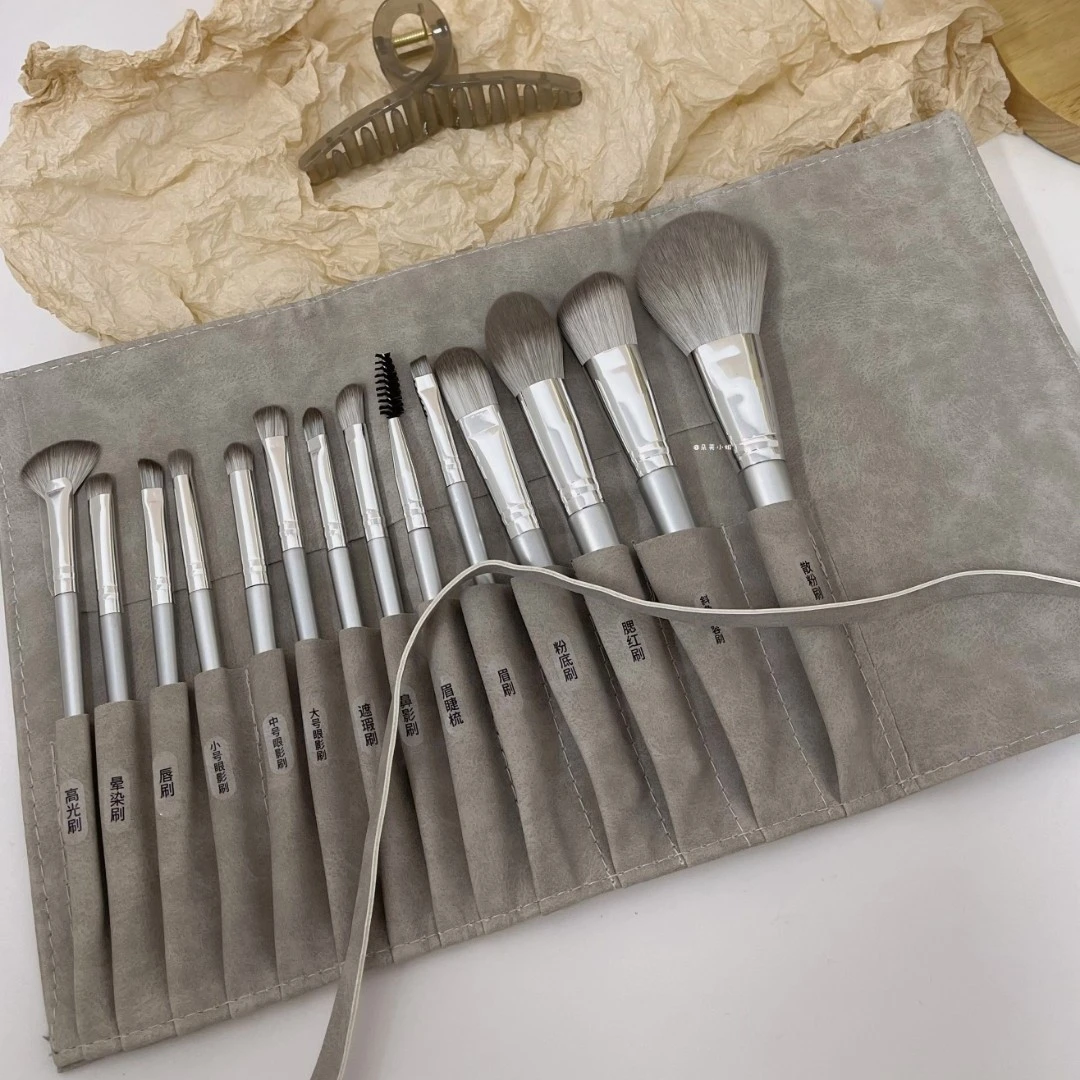 沧州化妆师专用14支化妆刷套装刷包超软刷毛套刷美妆工具学生平价