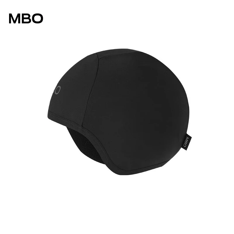 迈森兰（MBO） 抓绒护耳保暖骑行帽深泽 秋冬户外骑行配件小帽 黑色