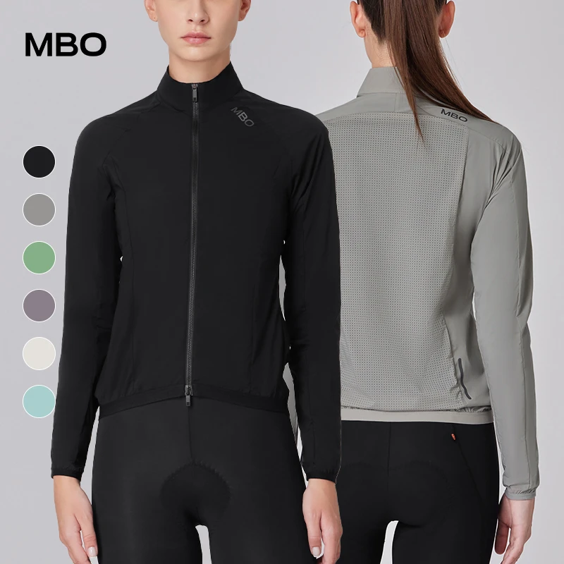 MBO女子轻量透气骑行风衣春秋轻量户外运动骑行长袖外套W150