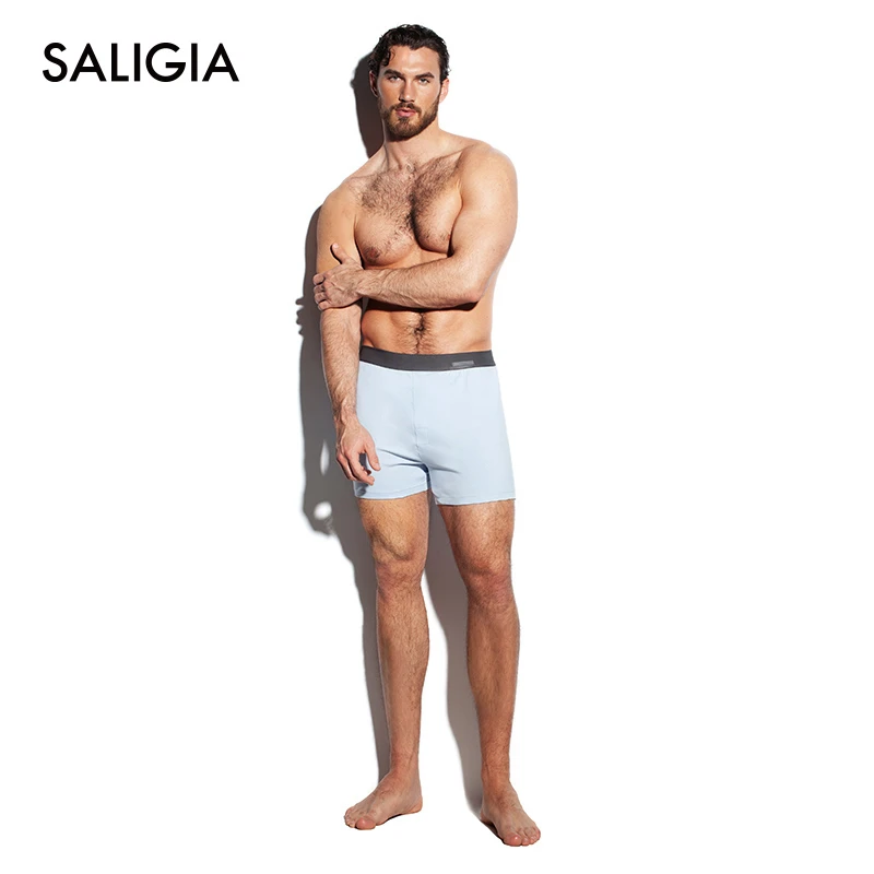 SALIGIA 云朵棉120支长绒棉男士男生家居性感舒适透气睡裤阿罗裤