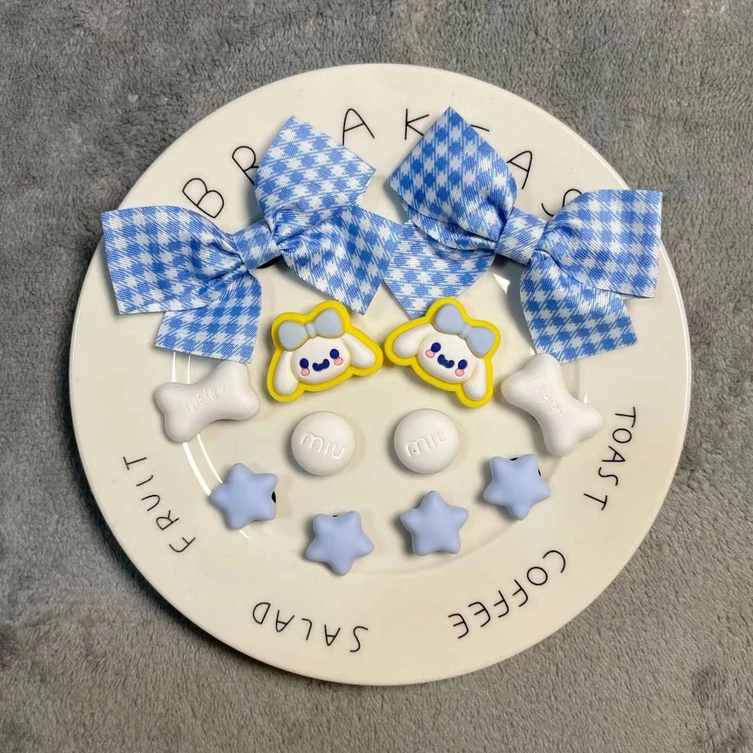 新款洞洞鞋DIY装饰配件珍珠花朵鞋花女鞋水钻饰品可拆卸鞋扣批发