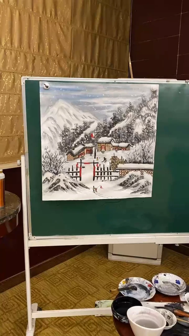 【闪购商品】绘画现画山水