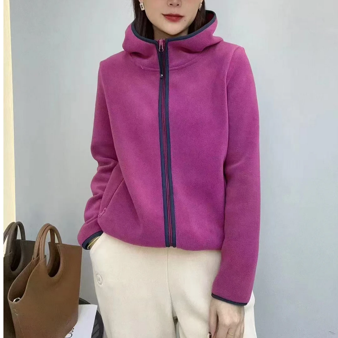 （2496）秋冬男女同款德荣连帽拉链卫衣