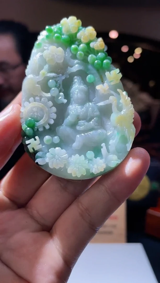 【闪购商品】定制翡翠未镶嵌89-毛货挂件需要抛光