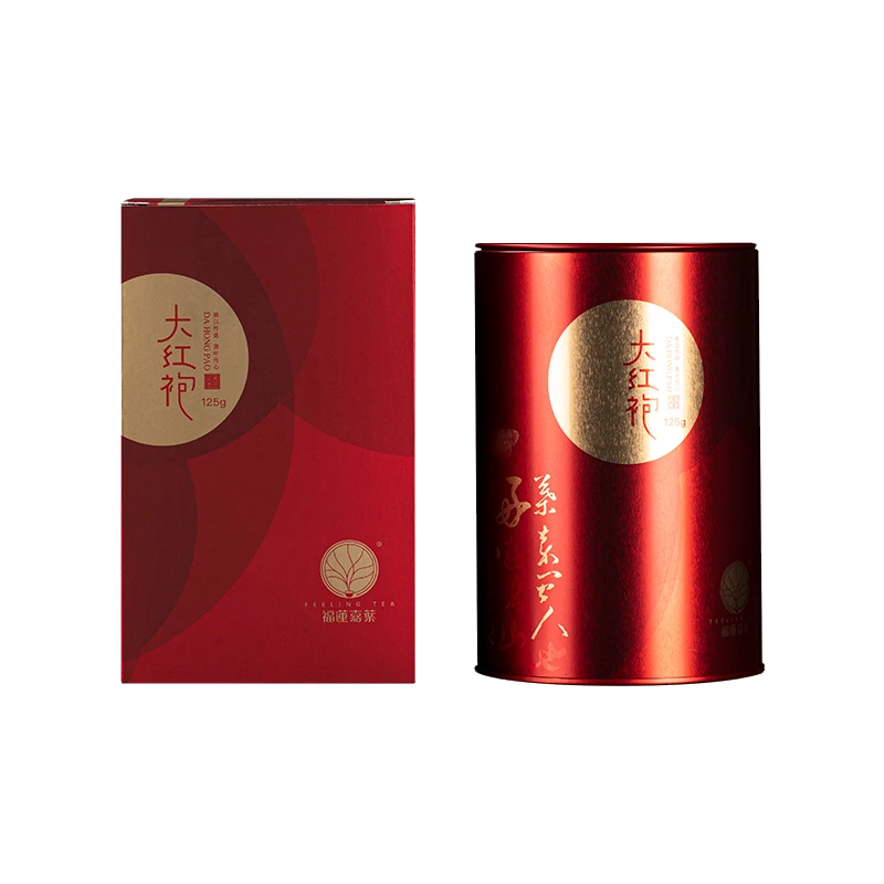 feeling tea/福莲嘉叶红罐大红袍茶叶非遗大师监制