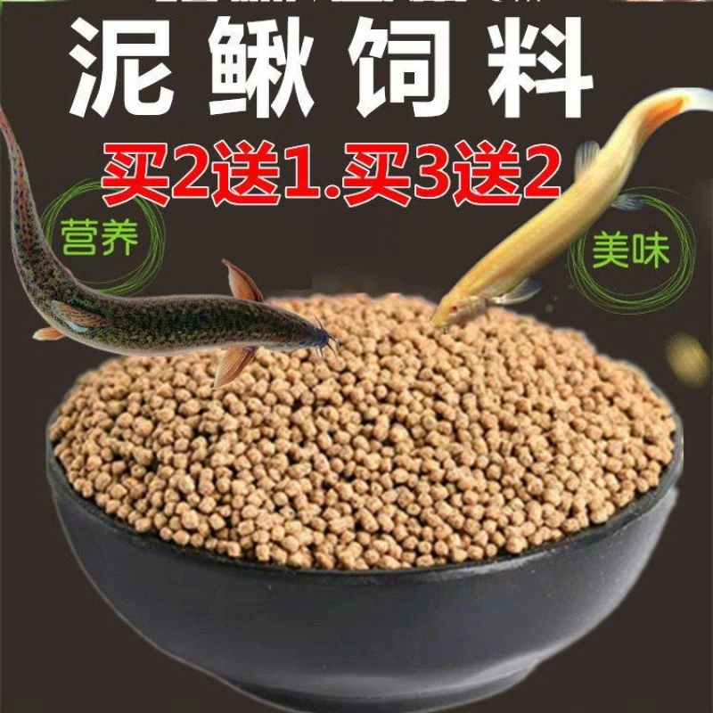 小颗粒黄金泥鳅增色鱼食泥鳅饲料上浮型养殖泥鳅黄鳝鱼苗通用饲料