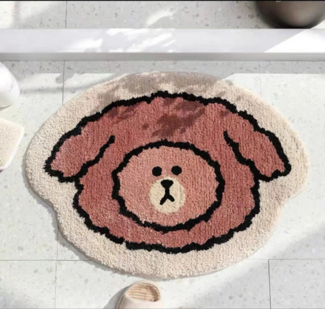 布鲁罗曼狗狗布朗熊洗手间浴室脚垫40*60